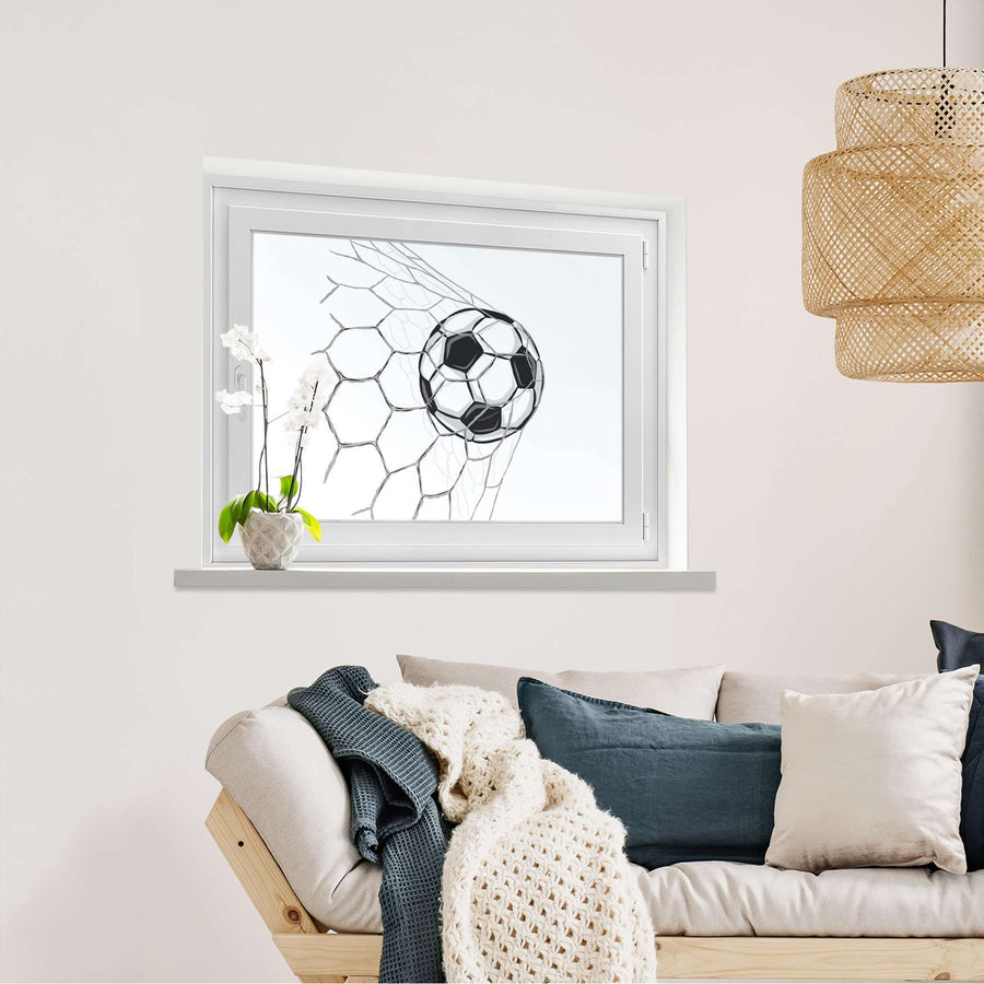 Fensterfolie [quer] Eingenetzt  - Wohnzimmer100cm x 70cm