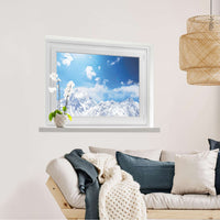 Fensterfolie [quer] Everest  - Wohnzimmer100cm x 70cm
