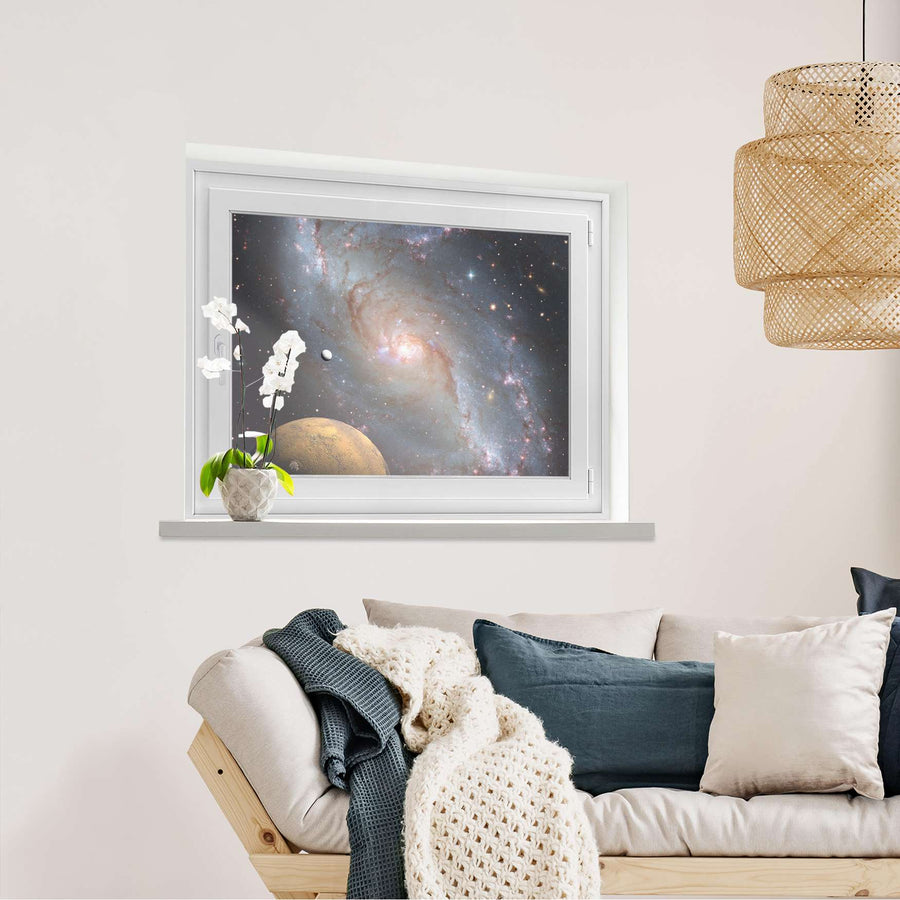 Fensterfolie [quer] Milky Way  - Wohnzimmer100cm x 70cm
