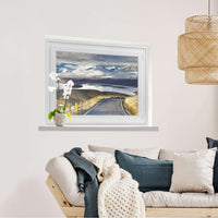 Fensterfolie [quer] New Zealand  - Wohnzimmer100cm x 70cm
