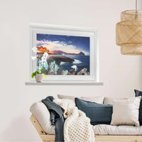 Fensterfolie [quer] Seaside  - Wohnzimmer100cm x 70cm