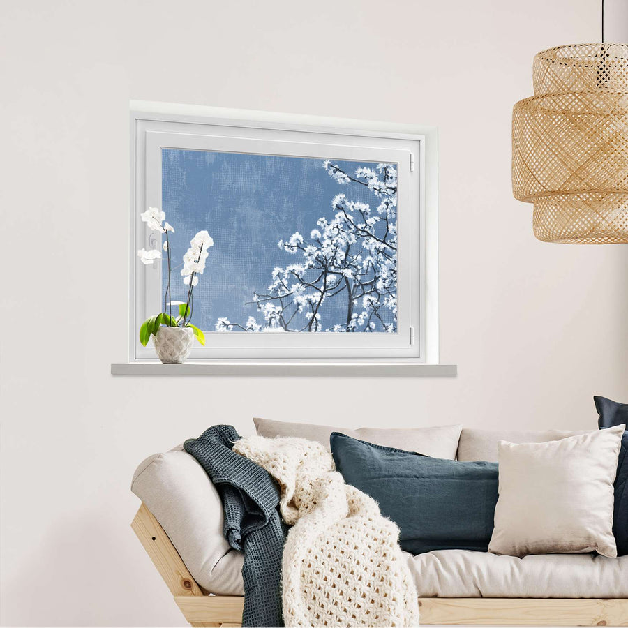 Fensterfolie [quer] Spring Tree  - Wohnzimmer100cm x 70cm