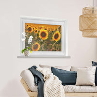 Fensterfolie [quer] Sunflowers  - Wohnzimmer100cm x 70cm