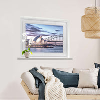 Fensterfolie [quer] Sydney  - Wohnzimmer100cm x 70cm