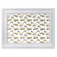 Fensterfolie [quer] -Working Cars- Größe: 100x70 cm