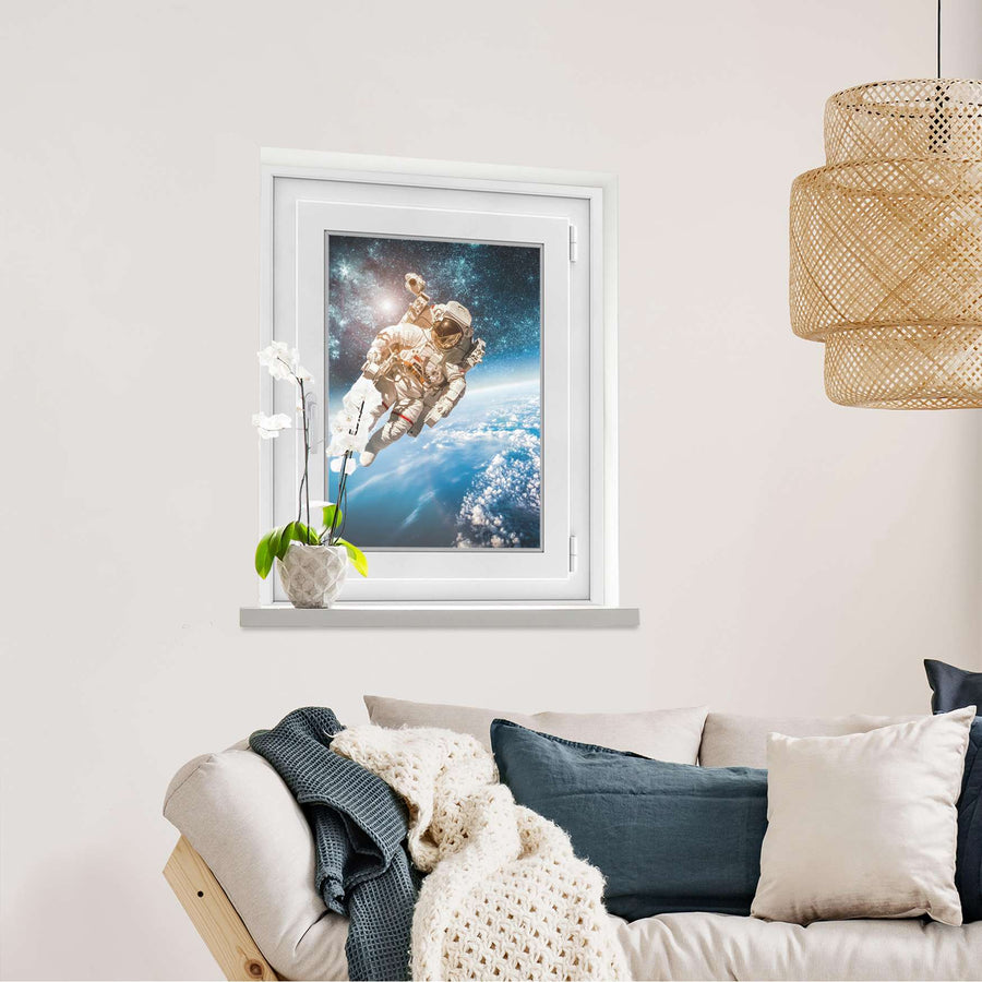 Fensterfolie [hoch] Outer Space  - Wohnzimmer50cm x 70cm