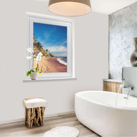 Fensterfolie [hoch] - Longboat Beach - 70x100 cm - Bad