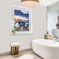 Fensterfolie [hoch] - Seaside - 70x100 cm - Bad