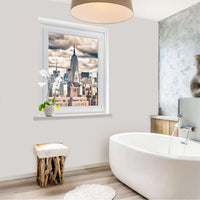 Fensterfolie [hoch] - Skyline NYC - 70x100 cm - Bad