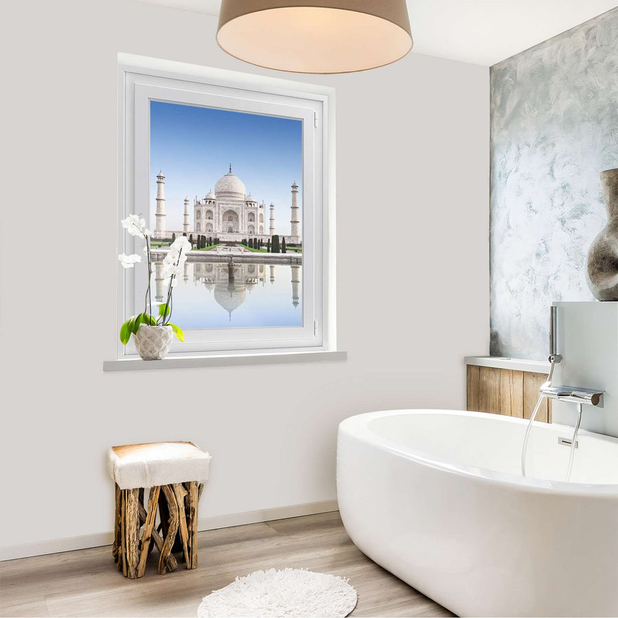 Fensterfolie [hoch] - Taj Mahal - 70x100 cm - Bad