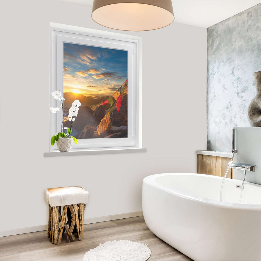 Fensterfolie [hoch] - Tibet - 70x100 cm - Bad