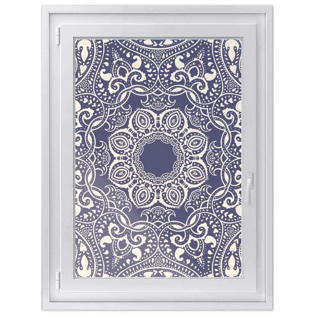 Fensterfolie [hoch] -Blue Mandala- Größe: 70x100 cm