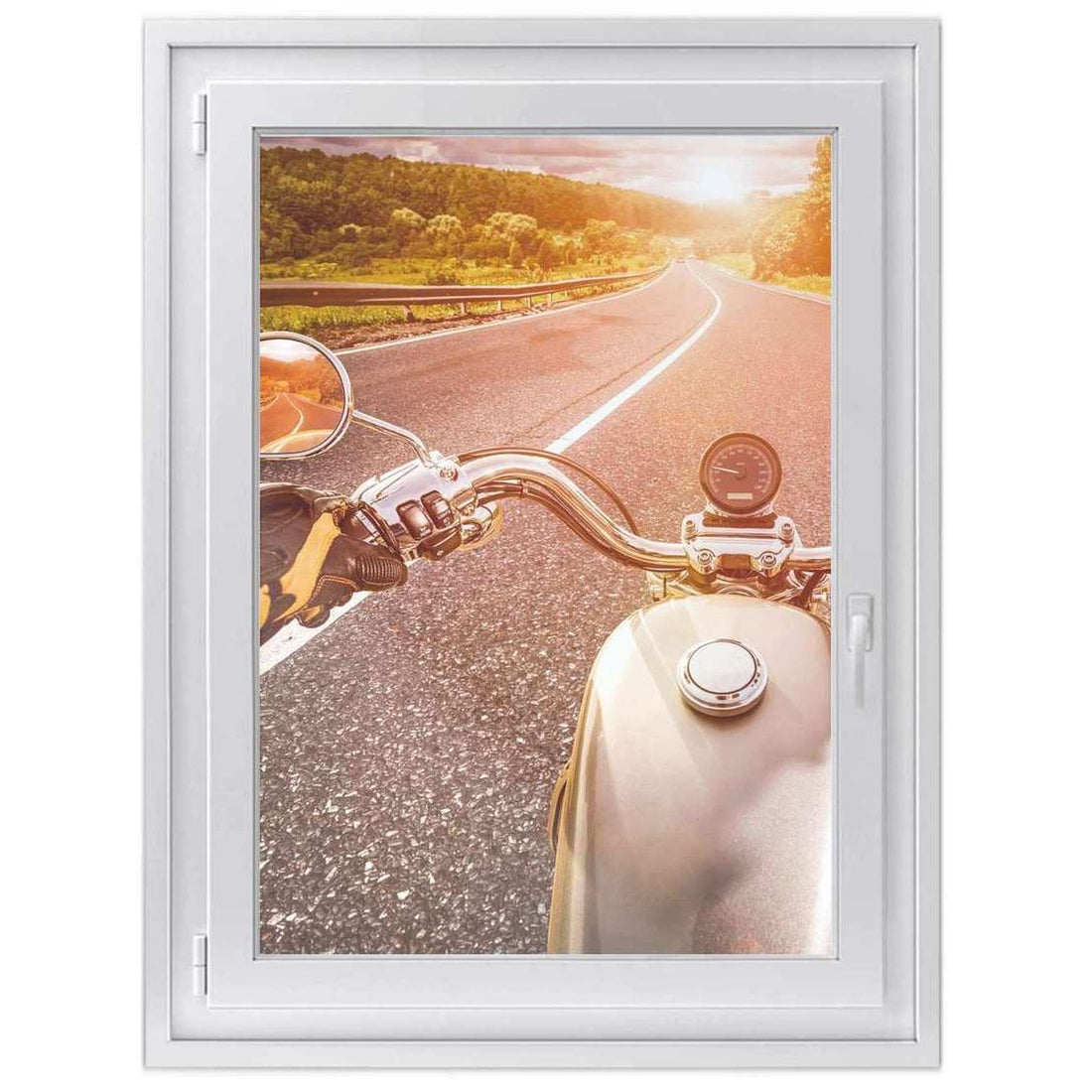 Fensterfolie [hoch] -Easy Rider- Größe: 70x100 cm