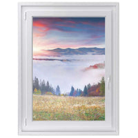 Fensterfolie [hoch] -Herbstwald- Größe: 70x100 cm