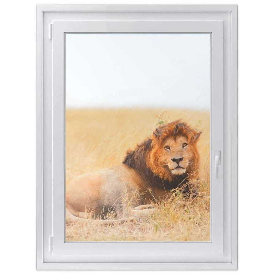 Fensterfolie [hoch] -Lion King- Größe: 70x100 cm