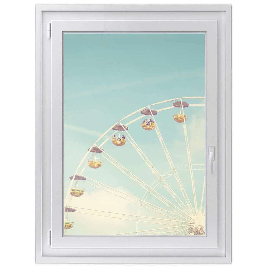 Fensterfolie [hoch] -Merry go round- Größe: 70x100 cm