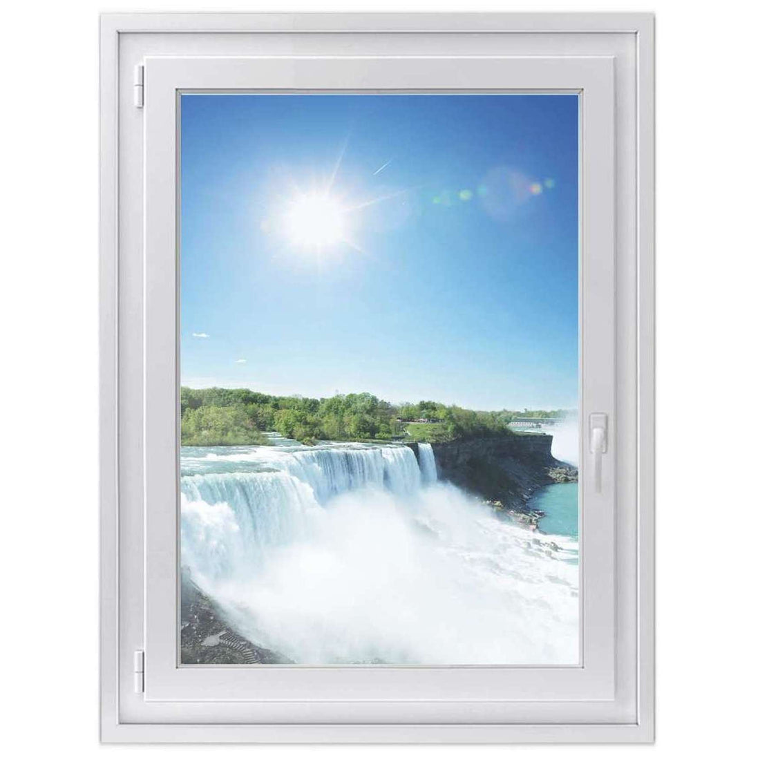 Fensterfolie [hoch] -Niagara Falls- Größe: 70x100 cm