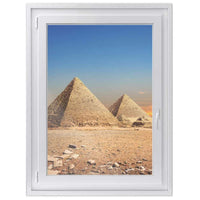 Fensterfolie [hoch] -Pyramids- Größe: 70x100 cm