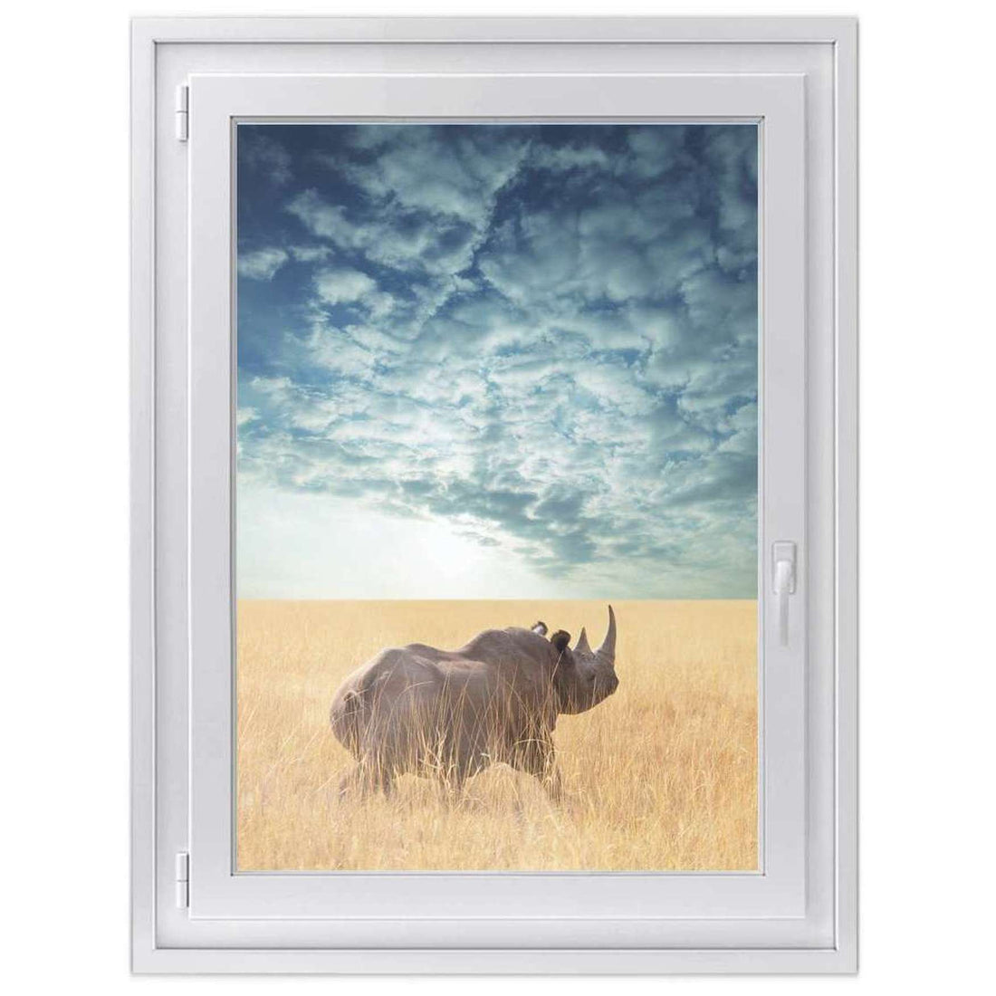 Fensterfolie [hoch] -Rhino- Größe: 70x100 cm