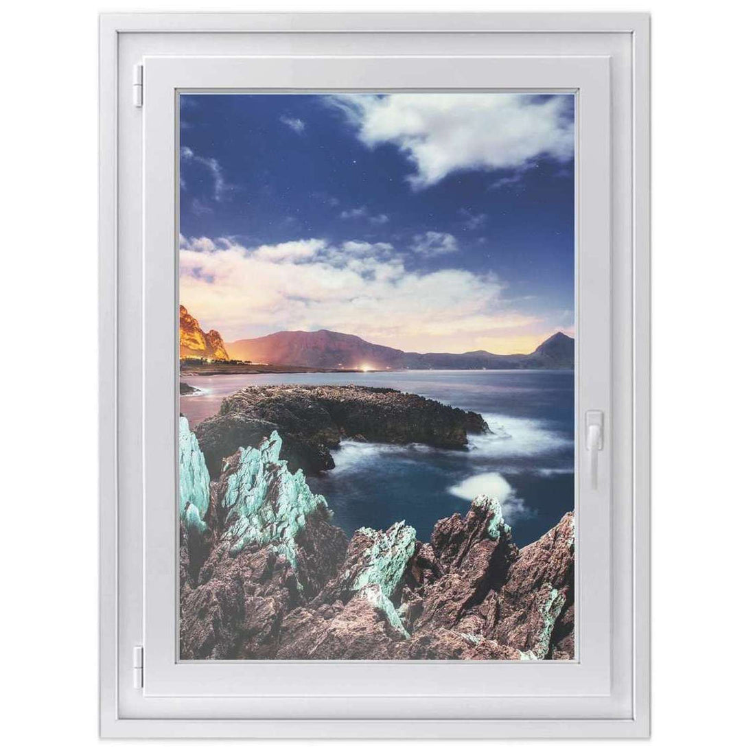 Fensterfolie [hoch] -Seaside- Größe: 70x100 cm