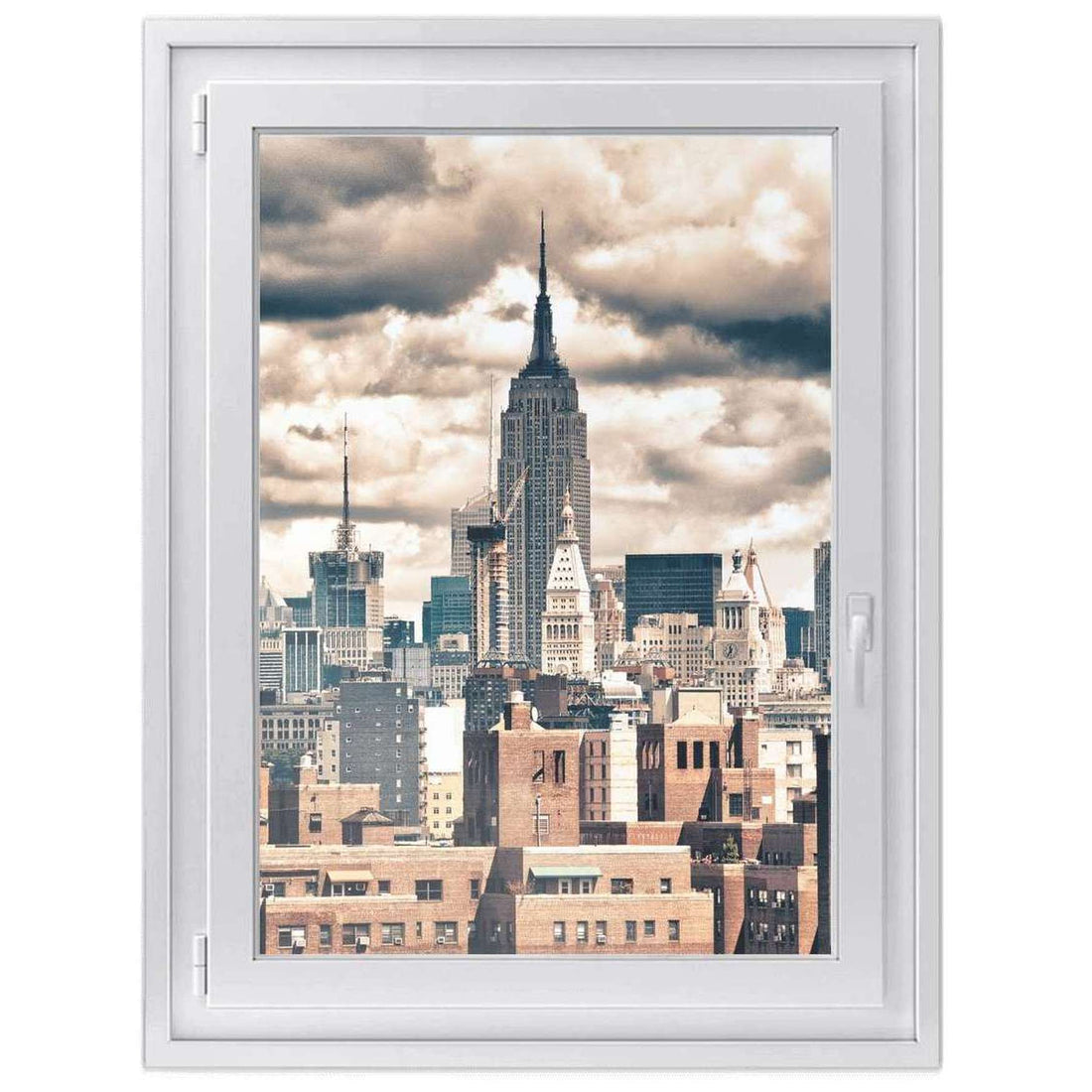 Fensterfolie [hoch] -Skyline NYC- Größe: 70x100 cm