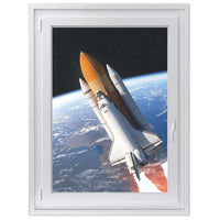 Fensterfolie [hoch] -Space Traveller- Größe: 70x100 cm