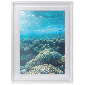 Fensterfolie [hoch] -Underwater World- Größe: 70x100 cm