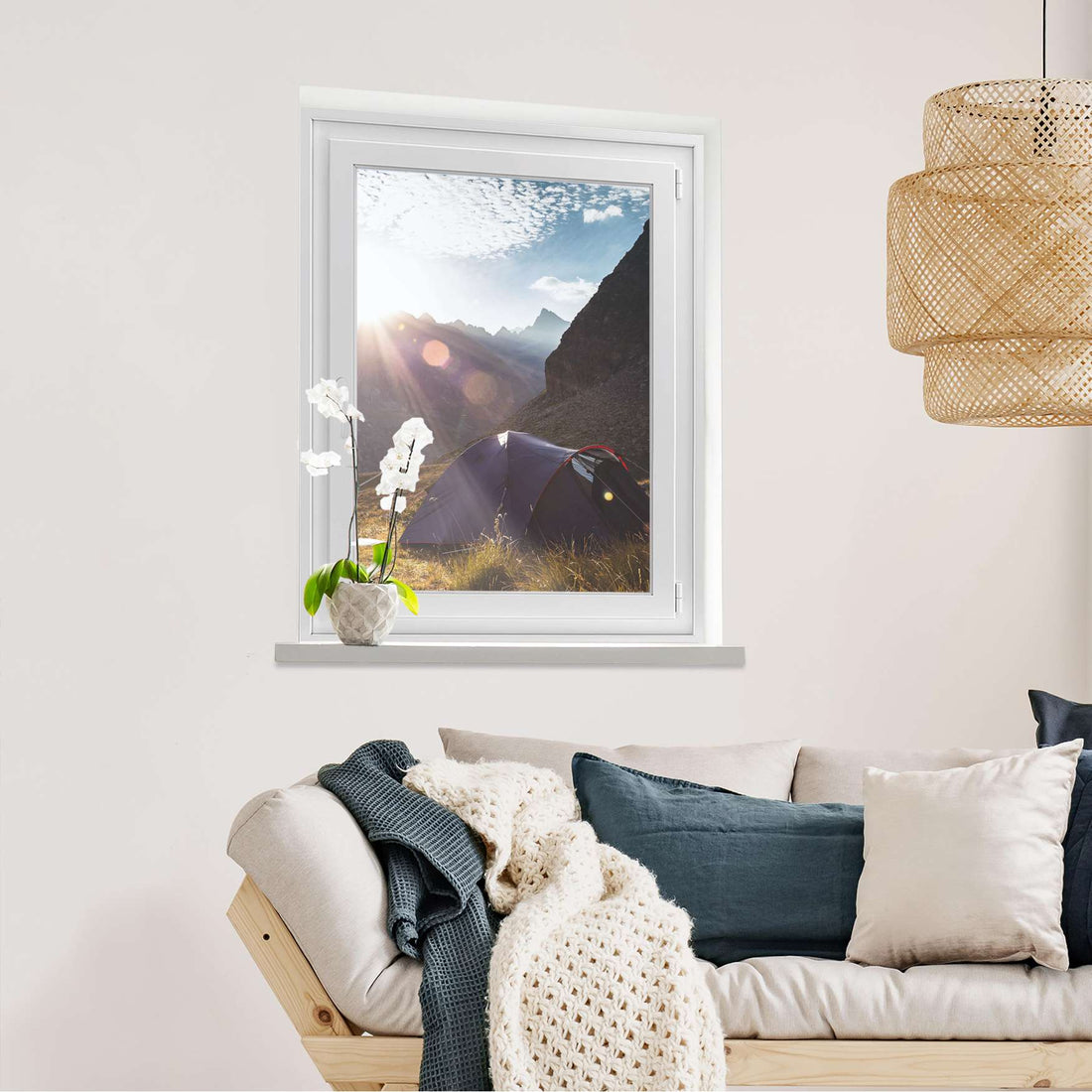 Fensterfolie [hoch] Into the Wild  - Wohnzimmer70cm x 100cm