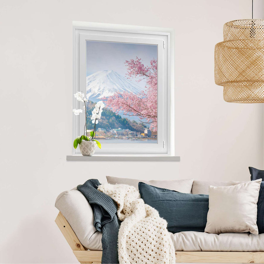 Fensterfolie [hoch] Mount Fuji  - Wohnzimmer70cm x 100cm