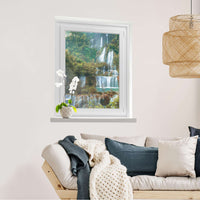 Fensterfolie [hoch] Rainforest  - Wohnzimmer70cm x 100cm