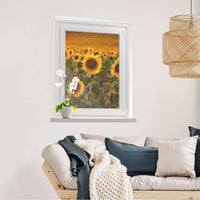 Fensterfolie [hoch] Sunflowers  - Wohnzimmer70cm x 100cm