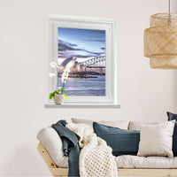 Fensterfolie [hoch] Sydney  - Wohnzimmer70cm x 100cm