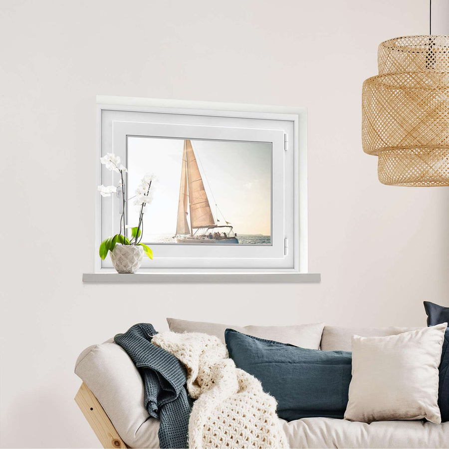 Fensterfolie [quer] Freedom  - Wohnzimmer70cm x 50cm