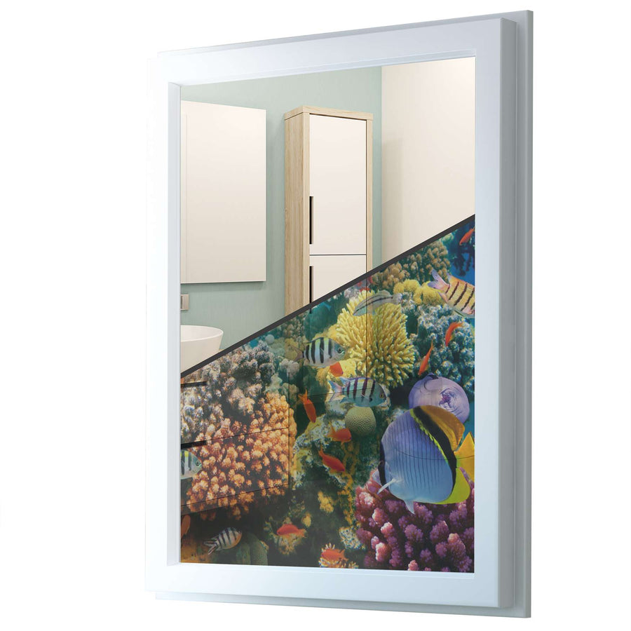 Fensterfolie [hoch] - Coral Reef - 70x100 cm - Transparenz
