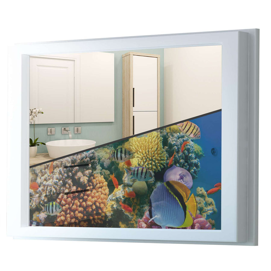 Fensterfolie [quer] - Coral Reef - 100x70 cm - Transparenz