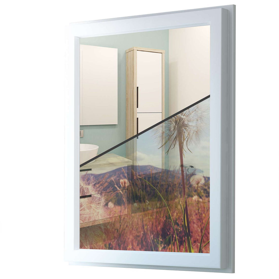 Fensterfolie [hoch] - Dandelion - 70x100 cm - Transparenz