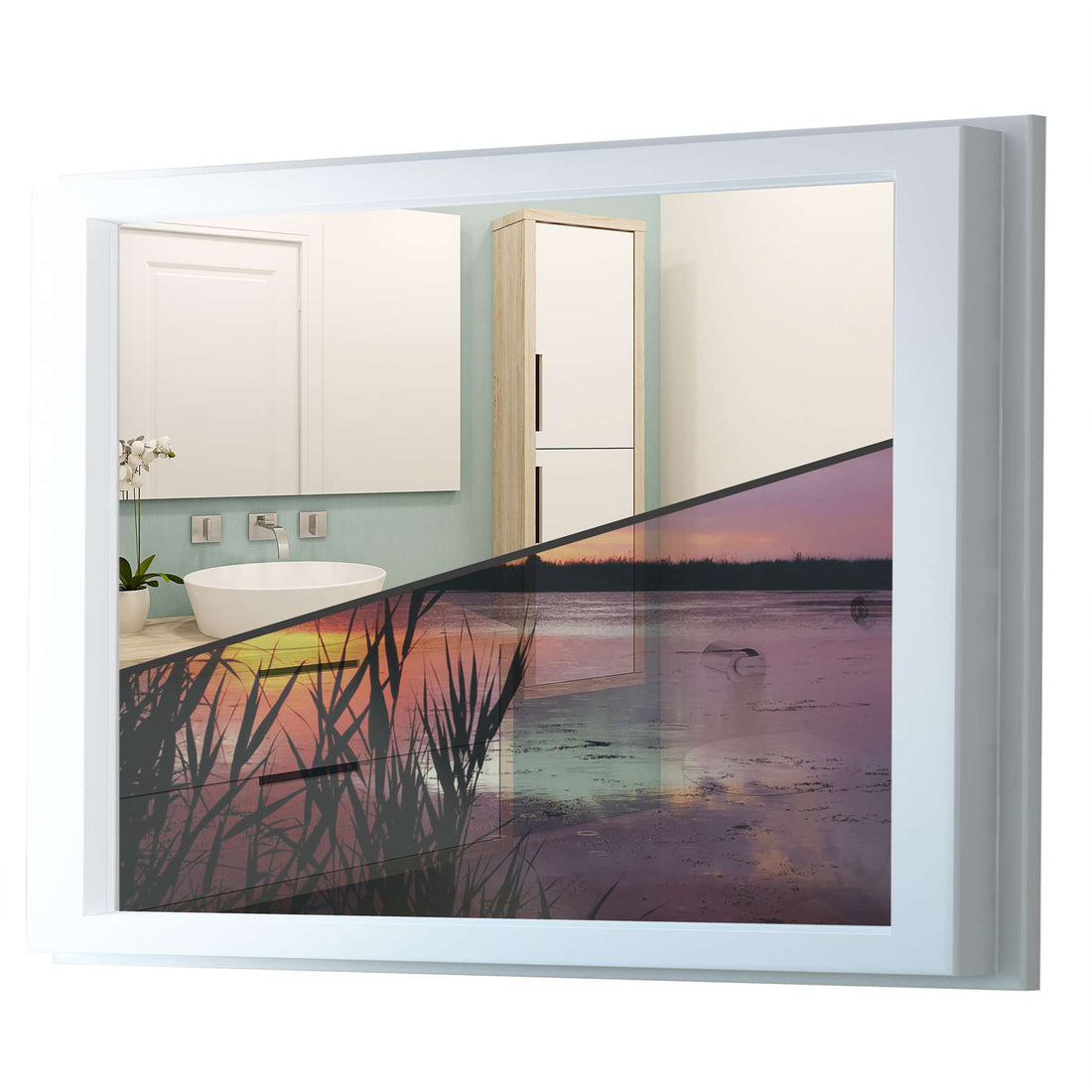 Fensterfolie [quer] - Dream away - 100x70 cm - Transparenz