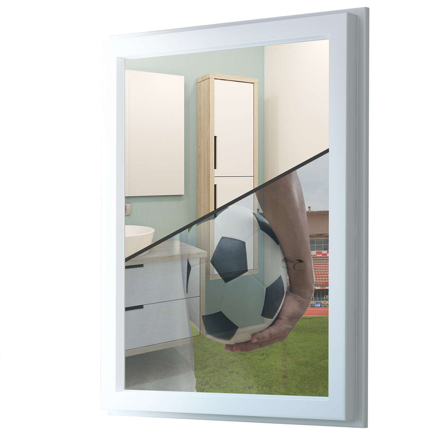 Fensterfolie [hoch] - Footballmania - 70x100 cm - Transparenz