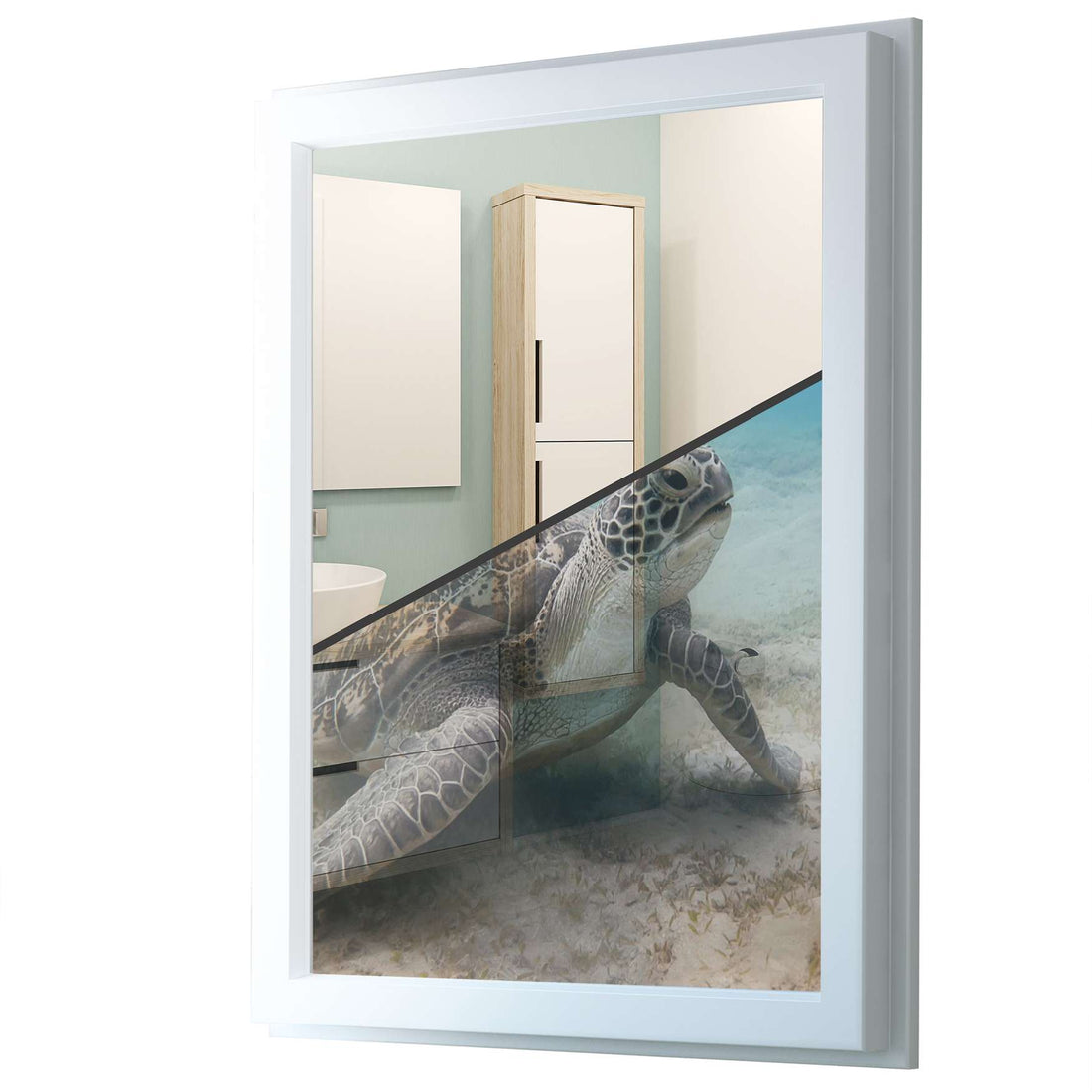 Fensterfolie [hoch] - Green Sea Turtle - 70x100 cm - Transparenz
