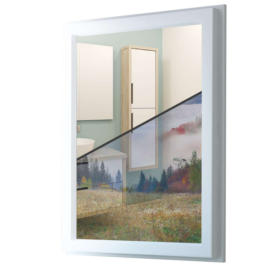 Fensterfolie [hoch] - Herbstwald - 70x100 cm - Transparenz