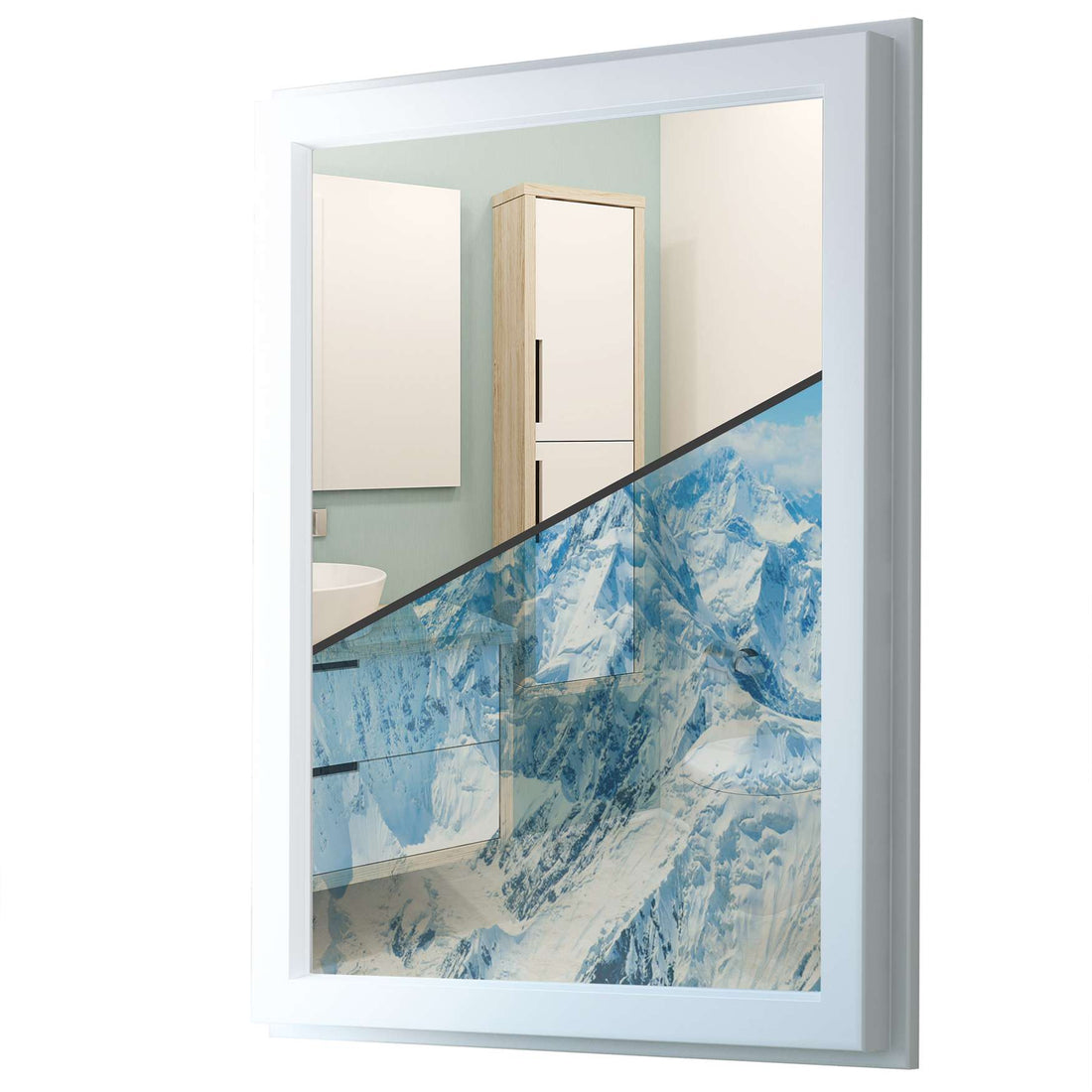 Fensterfolie [hoch] - Himalaya - 70x100 cm - Transparenz