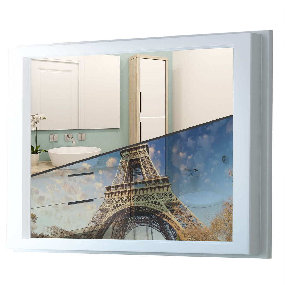 Fensterfolie [quer] - La Tour Eiffel - 100x70 cm - Transparenz