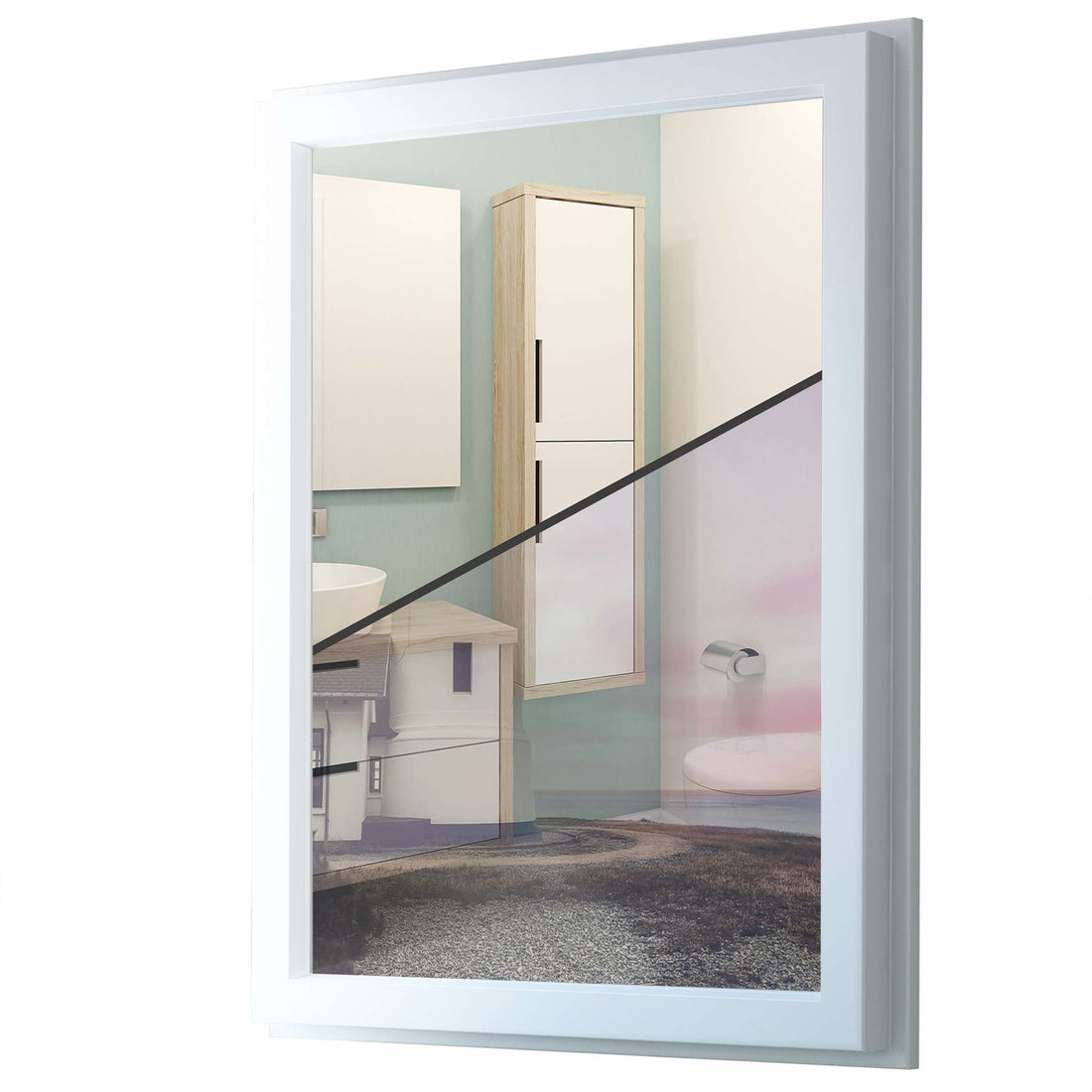 Fensterfolie [hoch] - Lighthouse - 70x100 cm - Transparenz