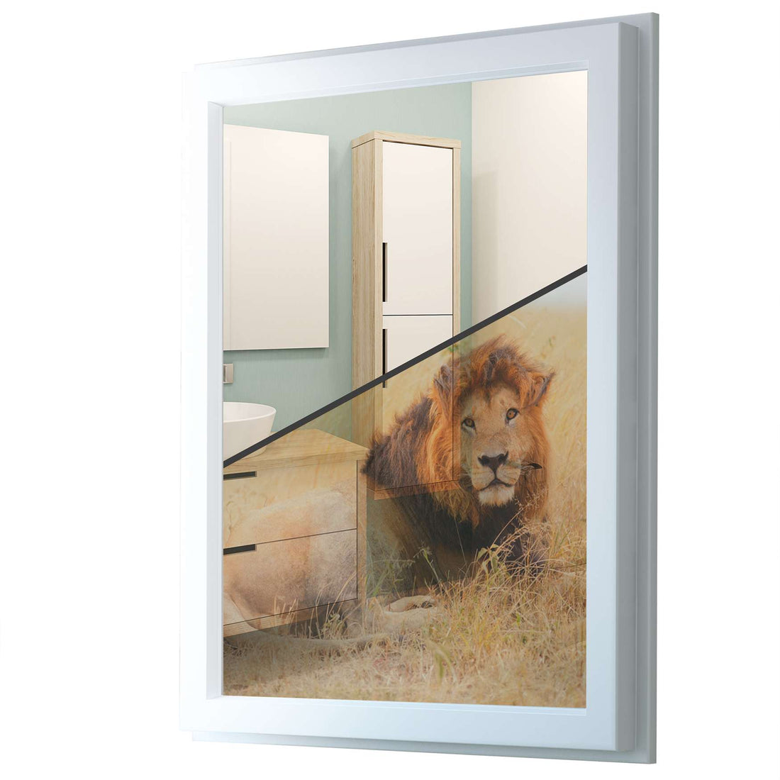 Fensterfolie [hoch] - Lion King - 70x100 cm - Transparenz