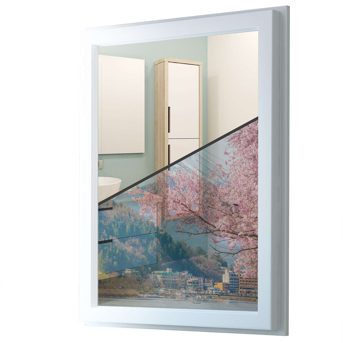 Fensterfolie [hoch] - Mount Fuji - 70x100 cm - Transparenz