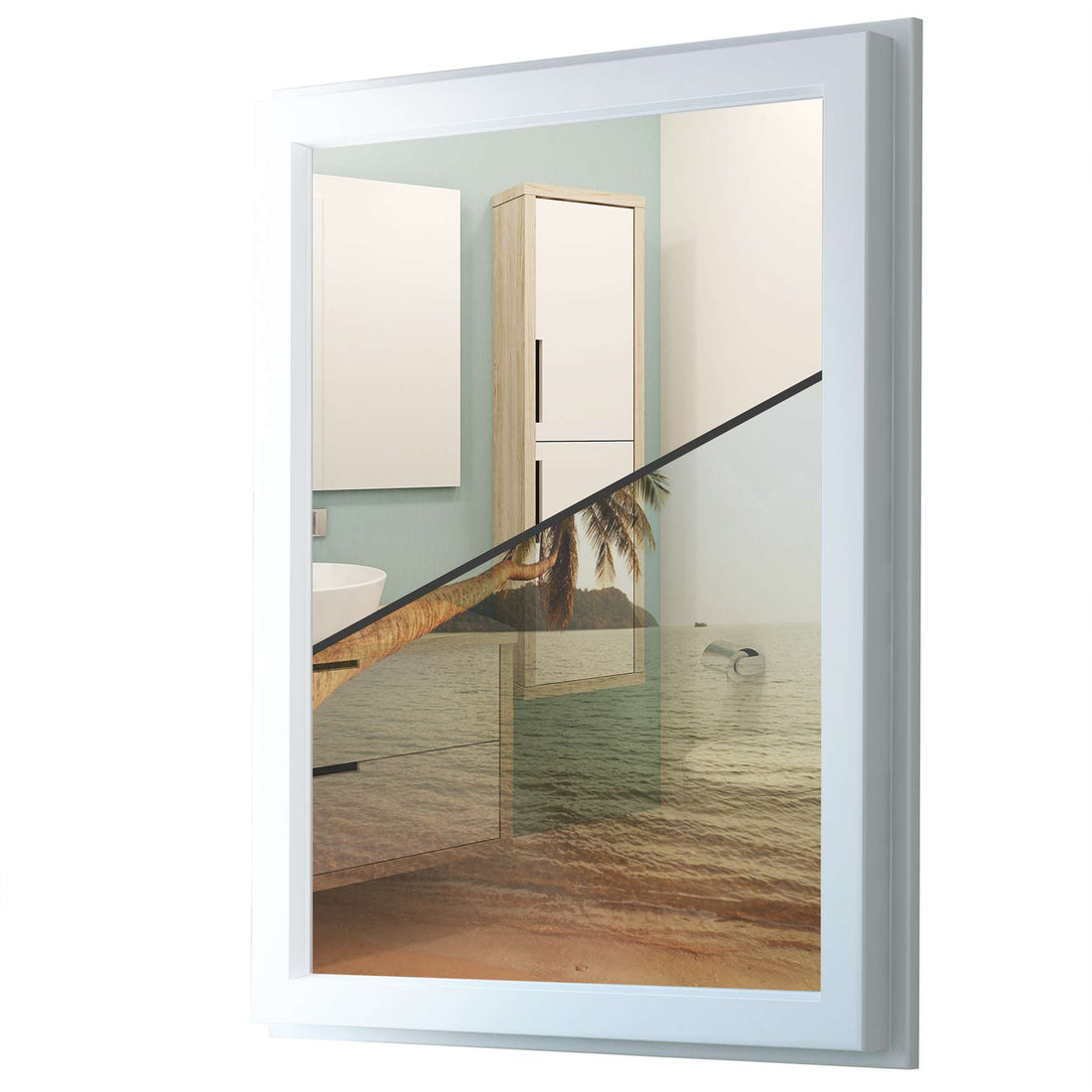 Fensterfolie [hoch] - Paradise - 70x100 cm - Transparenz
