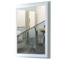 Fensterfolie [hoch] - Penguin Family - 70x100 cm - Transparenz