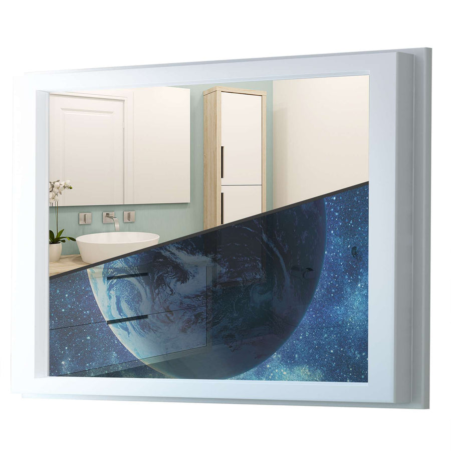 Fensterfolie [quer] - Planet Blue - 100x70 cm - Transparenz