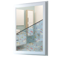 Fensterfolie [hoch] - Rainbow Unicorn - 70x100 cm - Transparenz