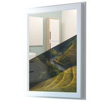 Fensterfolie [hoch] - Reisterrassen - 70x100 cm - Transparenz